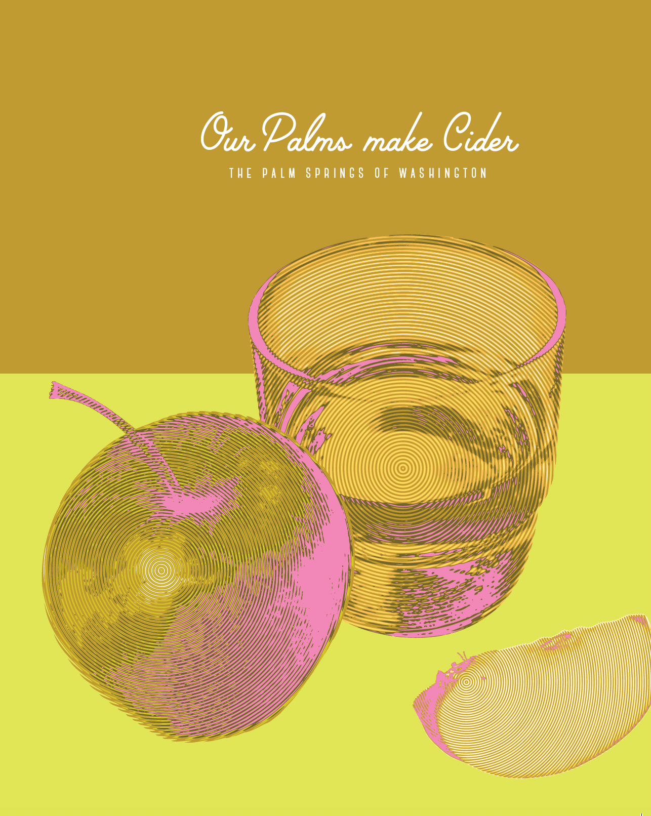 Greeting Card- Our Palms Make Cider