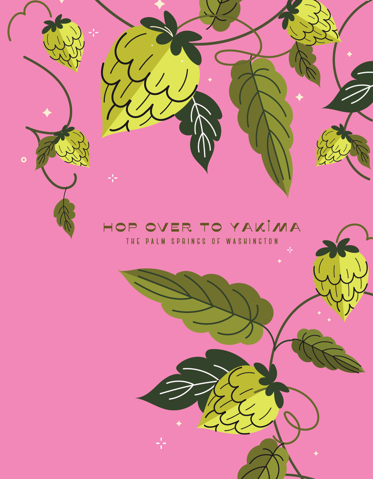 Greeting Card- Hop Over to Yakima