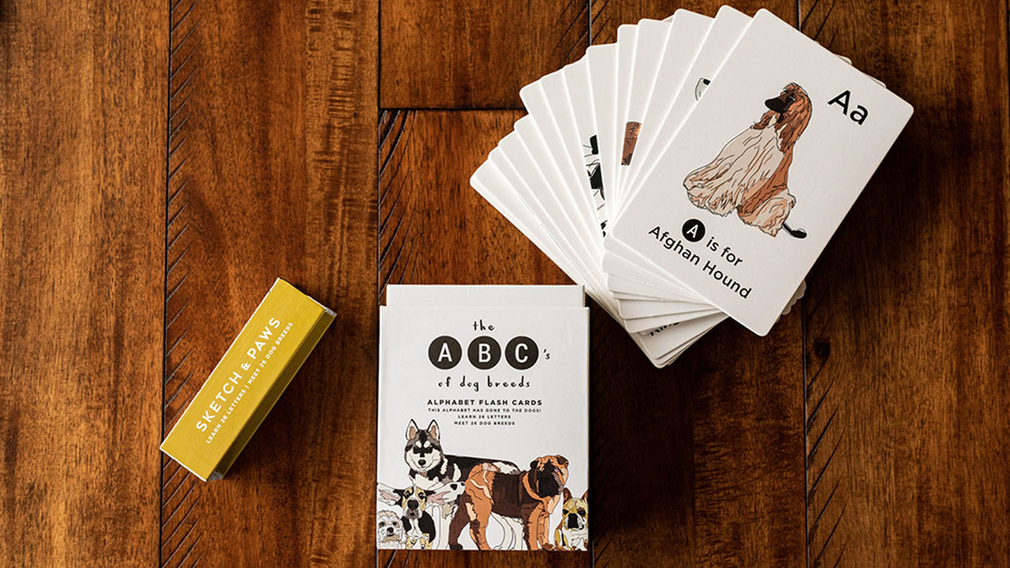 The ABC's of Dog Breeds- Flash Cards
