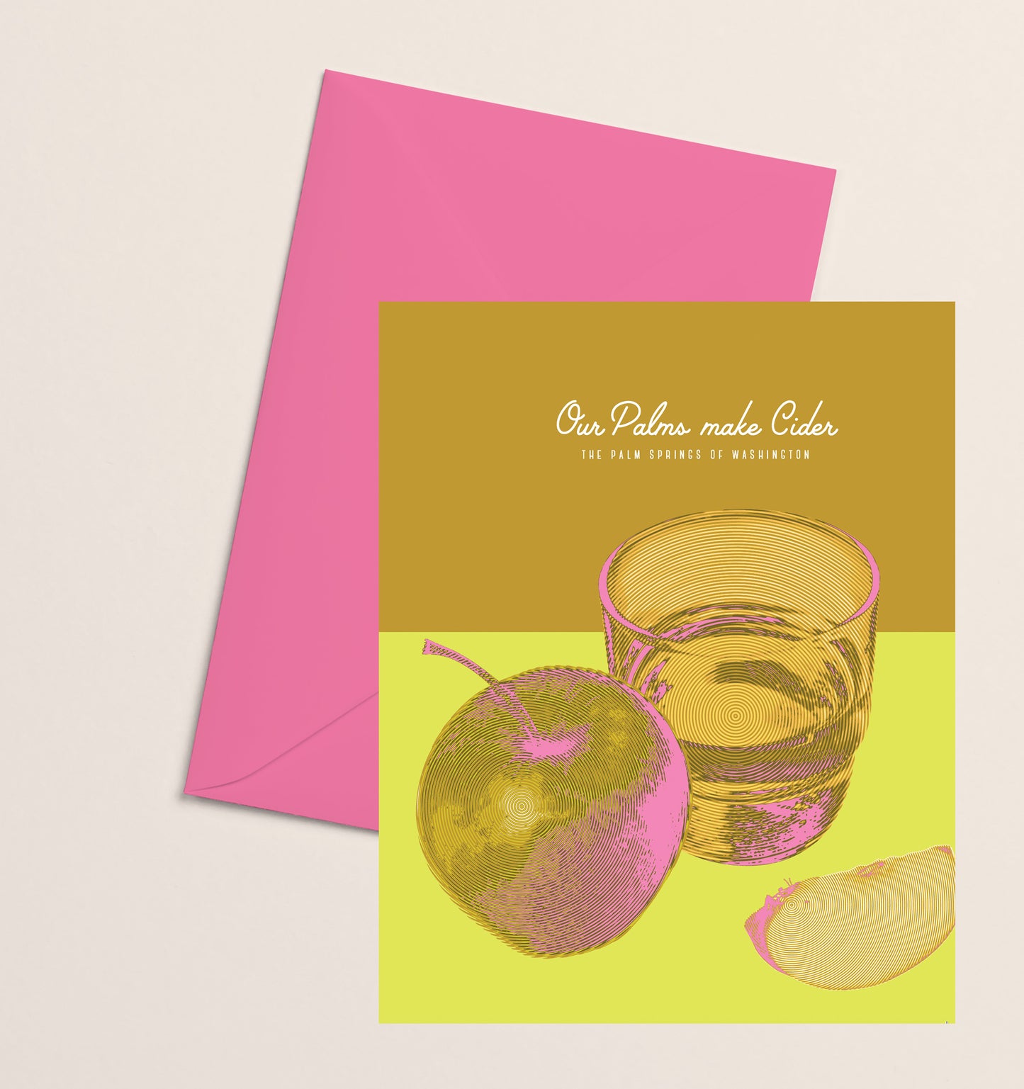 Greeting Card- Our Palms Make Cider