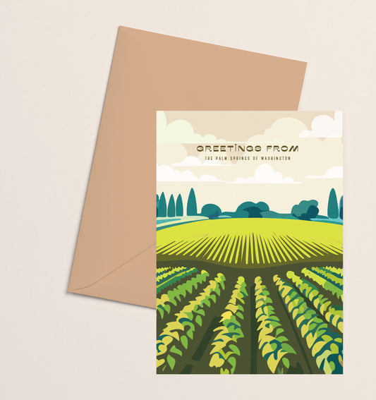 Greeting Card- Palm Springs of Washington Fields