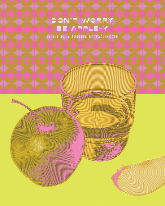 Greeting Card- Don't Worry Be Apple-y