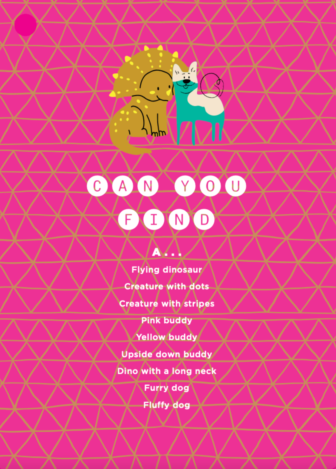 dog & dino buddies- number cards