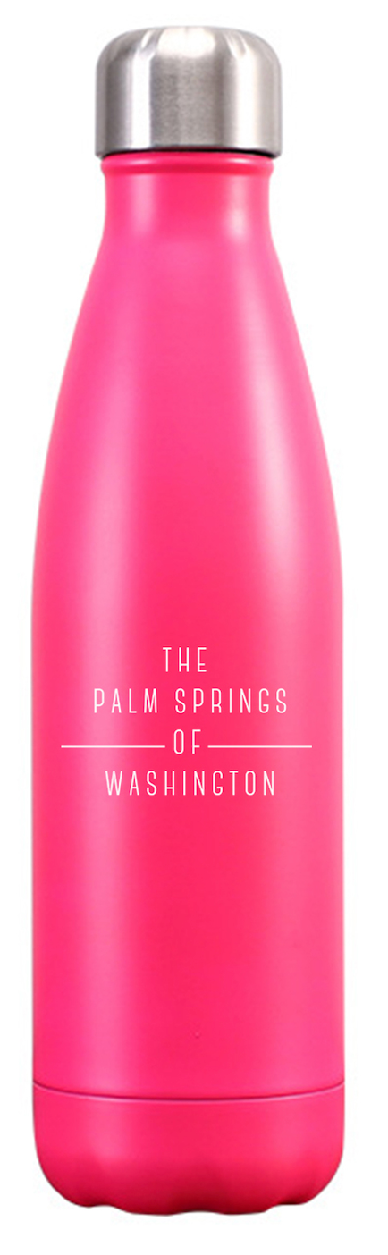 Palm Springs of Washington Water Bottle