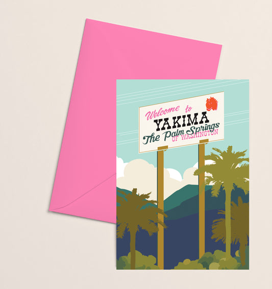 Greeting Card- Yakima Iconic Welcome