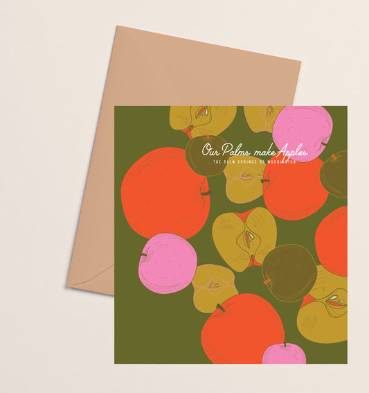 Greeting Card- Our Palms Make Apples