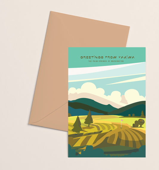 Greeting Card- Yakima Golf Course