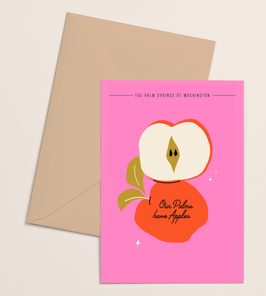 Greeting Card- Our Palms Have Apples
