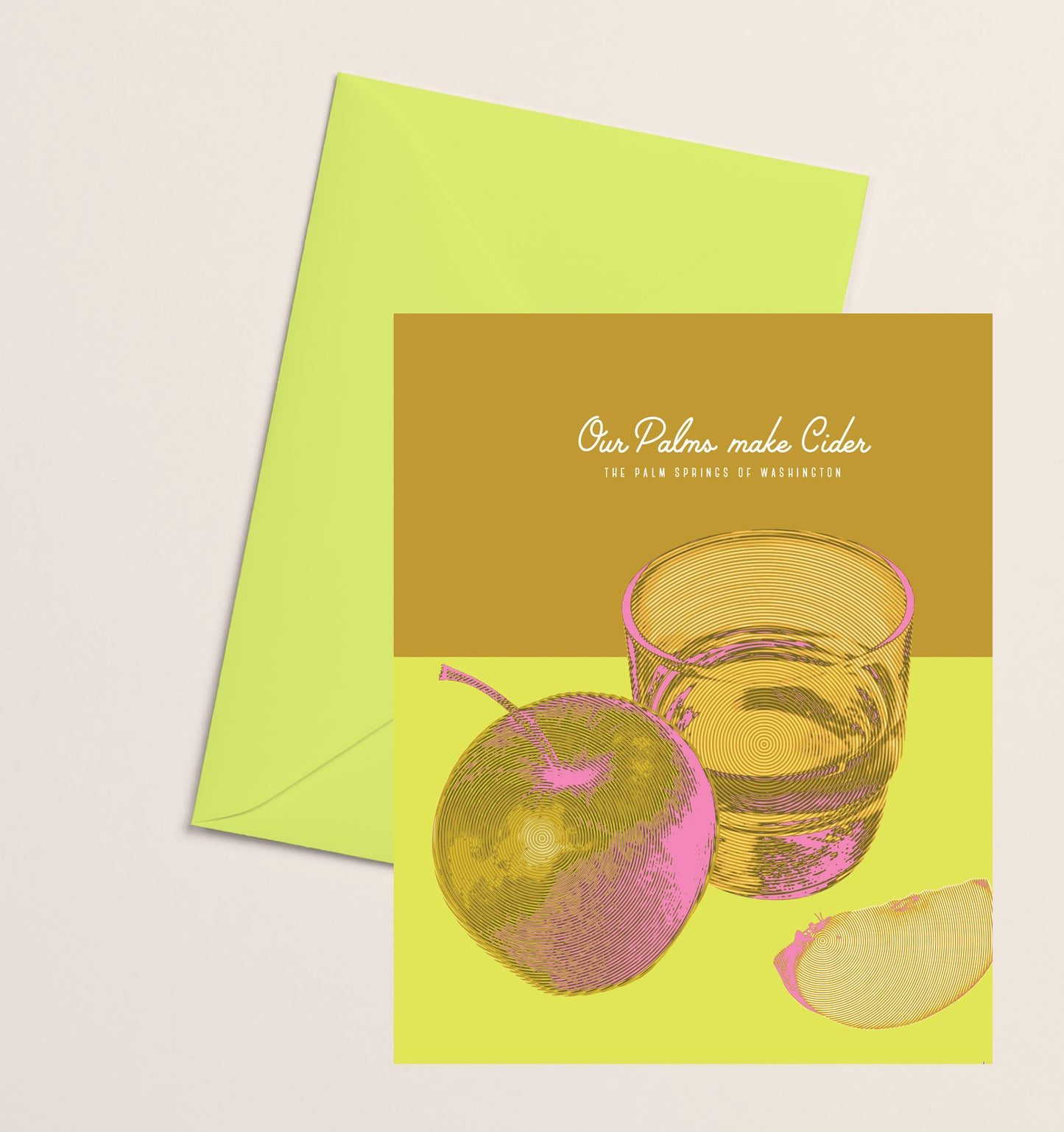 Greeting Card- Our Palms Make Cider